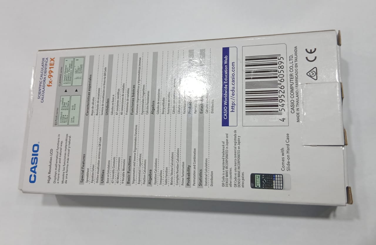 CASIO SCIENTIF CALCULATOR fx-991EX